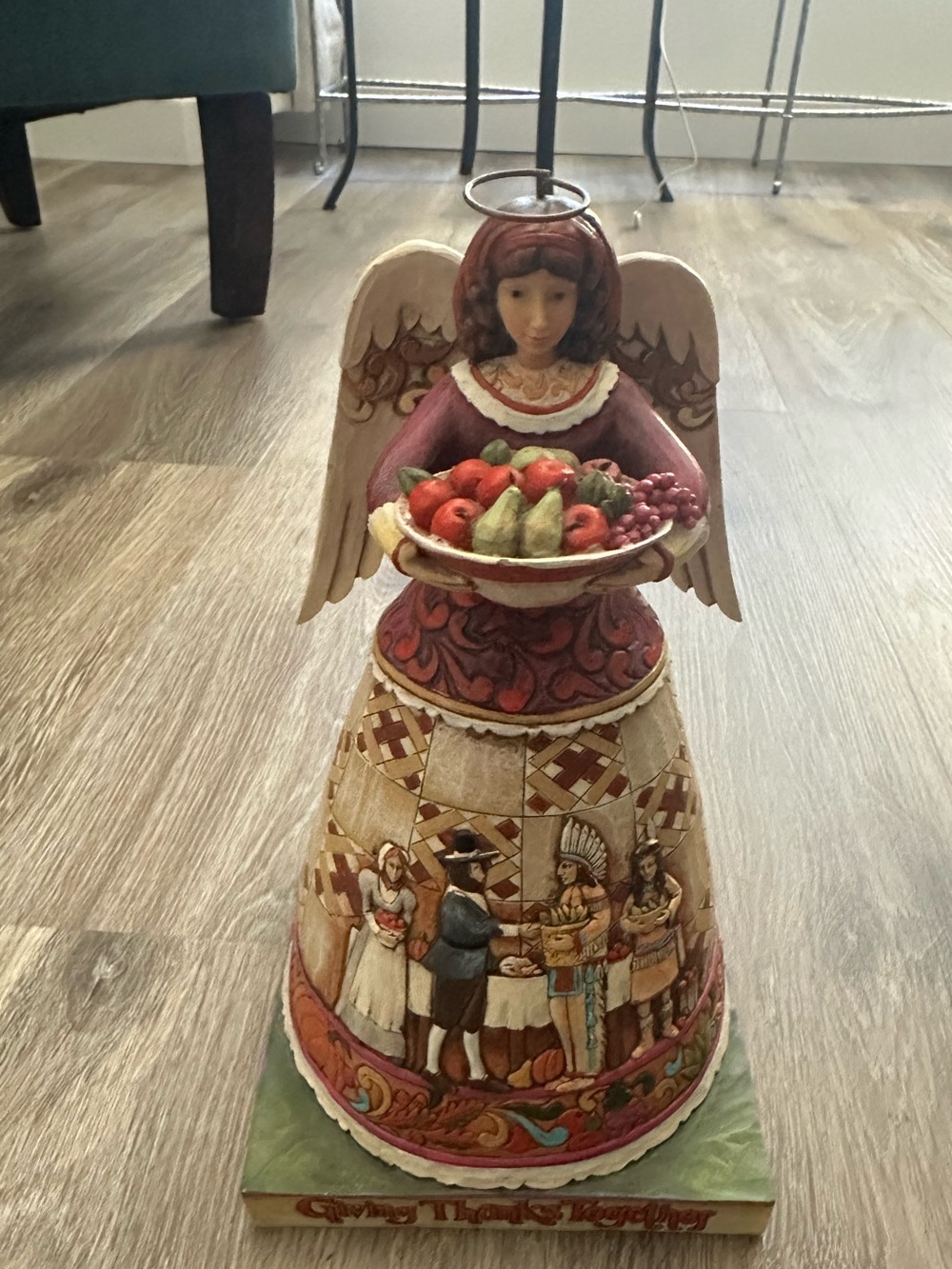Jim Shore Harvest Angel Thankful Tradition First Thanksgiving 2010 #4017593